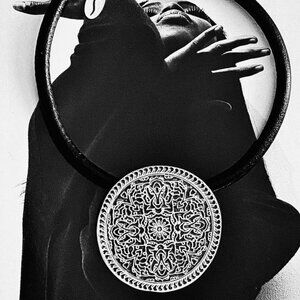 NECKLACE SILVER PLATED PENDANT